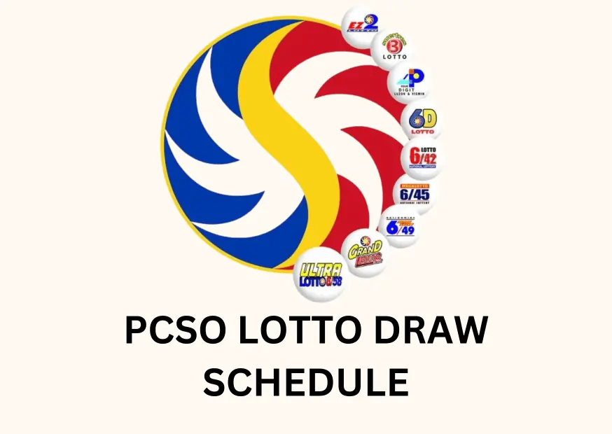 lotto draw schedule